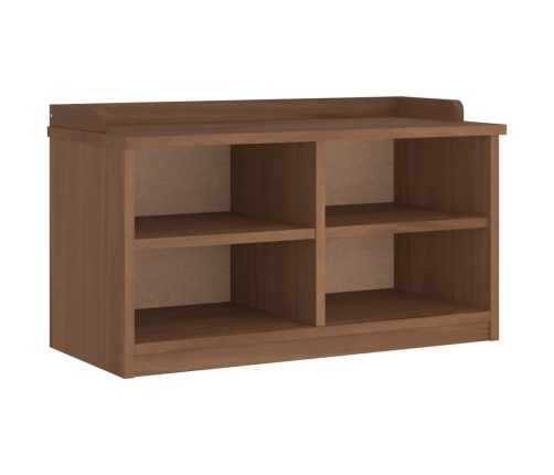 Banco de recibidor SANDNES madera maciza de pino 87x40x50 cm