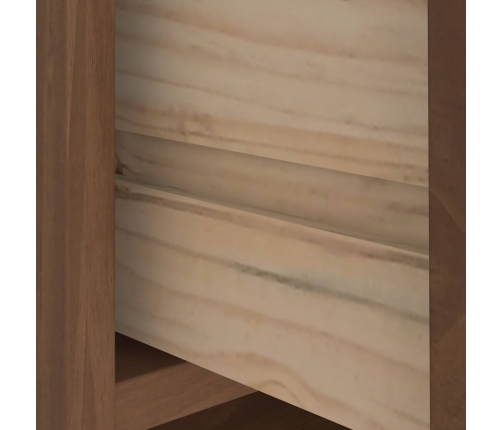 Perchero de entrada SANDENS 45x40x159,5cm madera maciza de pino