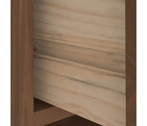 Perchero de entrada SANDENS madera maciza de pino 87x40x159,5cm