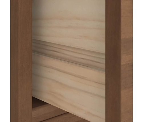 Perchero de entrada SANDENS madera maciza de pino 87x40x159,5cm