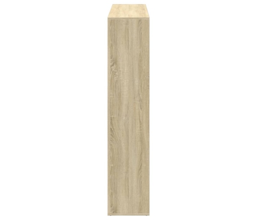 Estantería madera de ingeniería roble Sonoma 137,5x29x137,5 cm