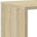 Estantería madera de ingeniería roble Sonoma 137,5x29x137,5 cm