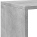 Estantería madera de ingeniería gris hormigón 137,5x29x137,5 cm