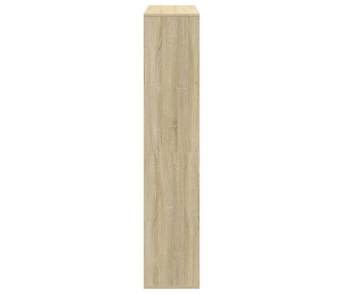 Estantería de madera de ingeniería roble Sonoma 102x29x143 cm