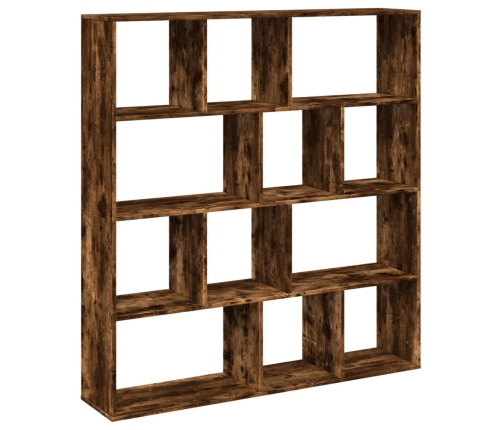 Estantería madera de ingeniería roble ahumado 132x29x141,5 cm