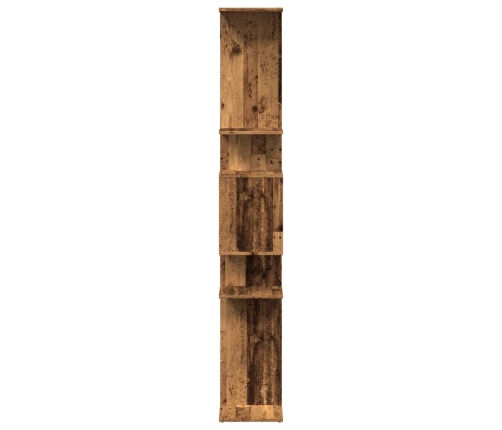 Estantería de madera de ingeniería roble ahumado 92x29x188 cm