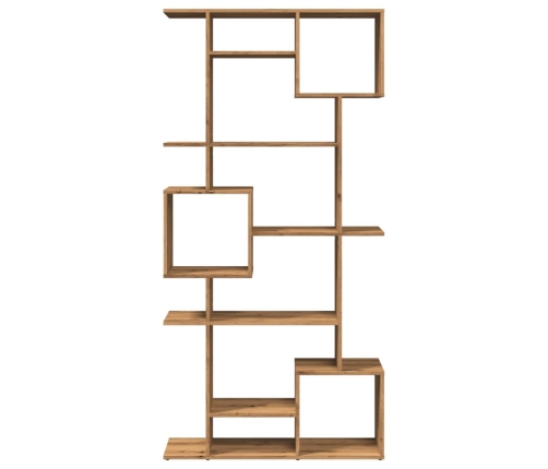 Estantería madera de ingeniería roble artisian 92x29x188 cm