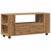 Mueble TV ruedas madera ingeniería roble artisan 102x34,5x43cm