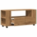 Mueble TV ruedas madera ingeniería roble artisan 102x34,5x43cm