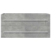 Armario para lavabo contrachapada gris hormigón 100x38,5x48 cm