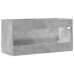 Armario para lavabo contrachapada gris hormigón 100x38,5x48 cm