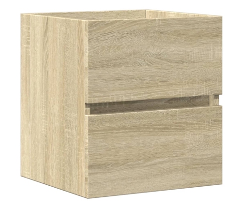 Armario de lavabo madera ingeniería roble Sonoma 41x38,5x45 cm