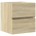 Armario de lavabo madera ingeniería roble Sonoma 41x38,5x45 cm