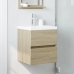 Armario de lavabo madera ingeniería roble Sonoma 41x38,5x45 cm