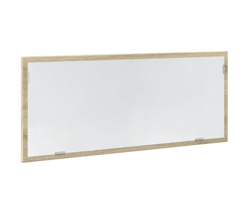 Espejo de baño LED madera ingeniería roble Sonoma 100x8,5x37 cm