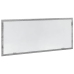 Espejo de baño LED madera ingeniería gris Sonoma 100x8,5x37 cm