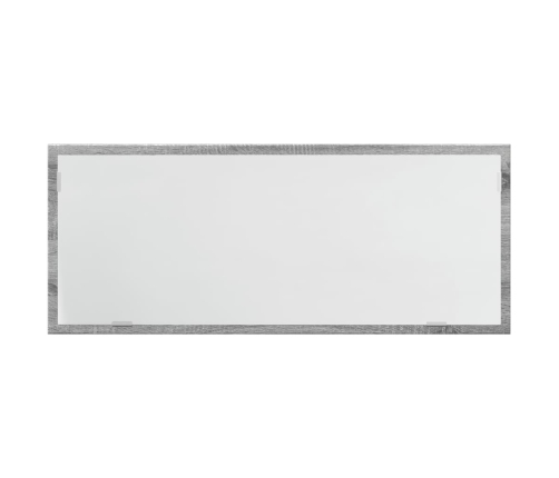 Espejo de baño LED madera ingeniería gris Sonoma 100x8,5x37 cm