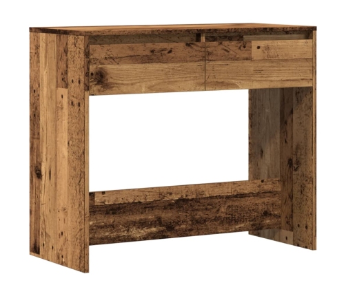 Mesa consola madera ingeniería madera envejecida 89x41x76,5 cm