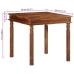 Mesa de comedor madera maciza de acacia 80x80x77 cm