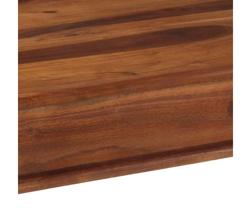 Mesa alta de madera maciza de acacia 120x60x107 cm