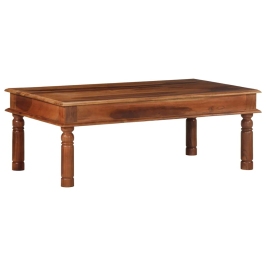 Mesa de centro de madera maciza 110x60x40 cm acacia