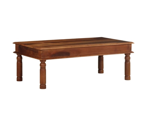 Mesa de centro de madera maciza 110x60x40 cm acacia