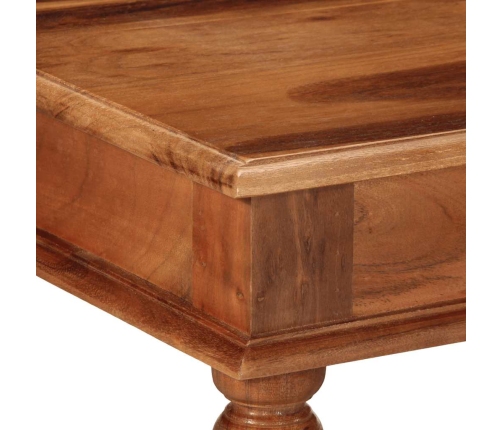 Mesa de centro de madera maciza 110x60x40 cm acacia