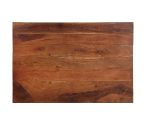 Mesa de centro de madera maciza 90x60x30 cm acacia