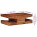 Mesa de centro de madera maciza 90x60x30 cm acacia