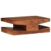 Mesa de centro de madera maciza 90x60x30 cm acacia