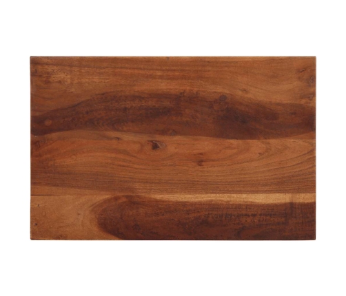 Mesa auxiliar madera maciza acacia 45x30x45 cm