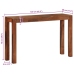 Mesa consola de madera maciza de acacia 120x30x76 cm