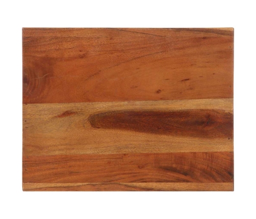 Mesa auxiliar madera maciza acacia 37x29x40 cm