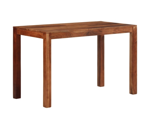 Mesa de comedor madera maciza 120x60x76 cm acacia