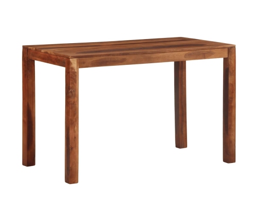 Mesa de comedor madera maciza 120x60x76 cm acacia