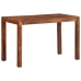 Mesa de comedor madera maciza 120x60x76 cm acacia