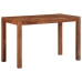 Mesa de comedor madera maciza 120x60x76 cm acacia