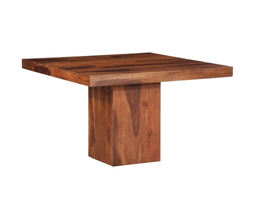 Mesa de comedor madera maciza de acacia 120x120x77 cm