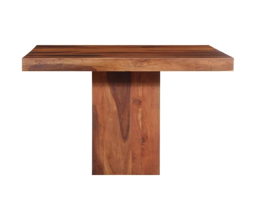 Mesa de comedor madera maciza de acacia 120x120x77 cm