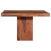 Mesa de comedor madera maciza de acacia 120x120x77 cm