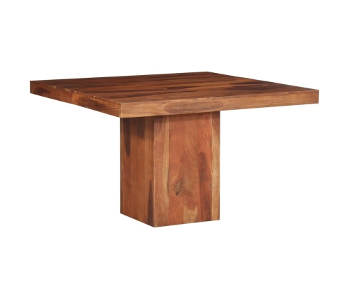 Mesa de comedor madera maciza de acacia 120x120x77 cm