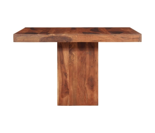 Mesa de comedor madera maciza de acacia 120x120x77 cm