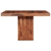 Mesa de comedor madera maciza de acacia 120x120x77 cm