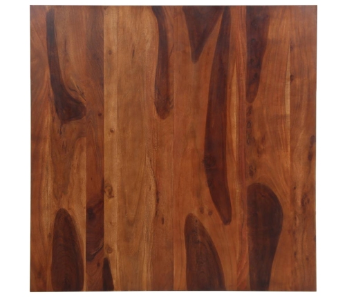 Mesa de comedor madera maciza de acacia 120x120x77 cm