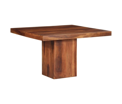 Mesa de comedor madera maciza de acacia 120x120x77 cm