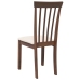 Sillas de comedor con cojines 2 uds madera maciza marrón caucho