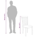 Sillas de comedor con cojines 2uds madera maciza blanco caucho