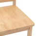 Sillas de comedor  2 uds madera maciza natural caucho