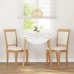 Sillas de comedor con cojines 2uds madera maciza natural caucho