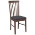 Sillas de comedor con cojines 2 uds madera maciza marrón caucho